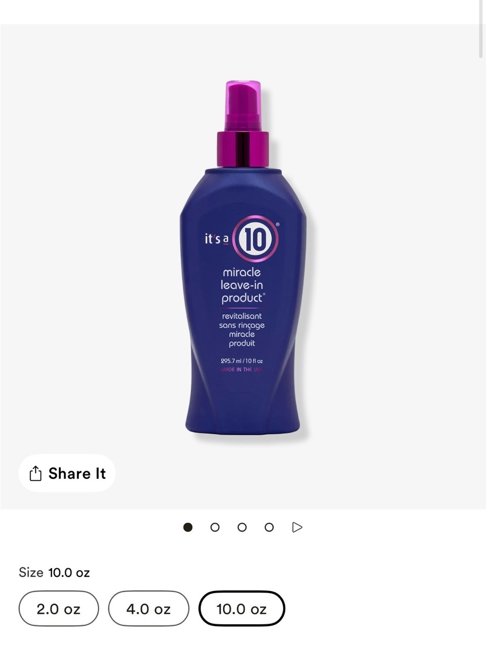 Itsa10 Miracle Leave-In Treatment Spray